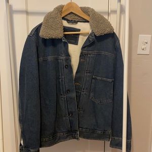 Zara Men’s Denim Jacket w/ Lining SZ XL